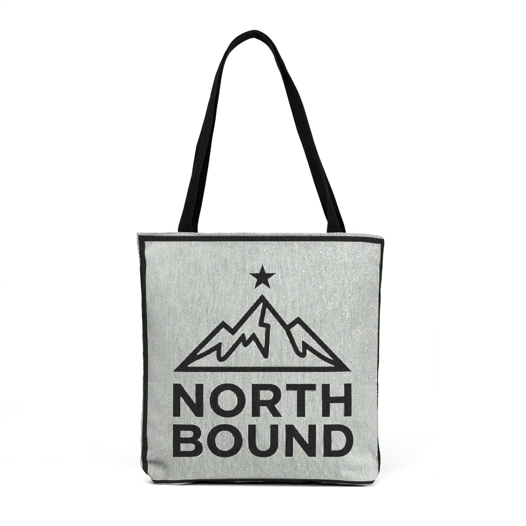 North Bound mountain graphic Woven Tote