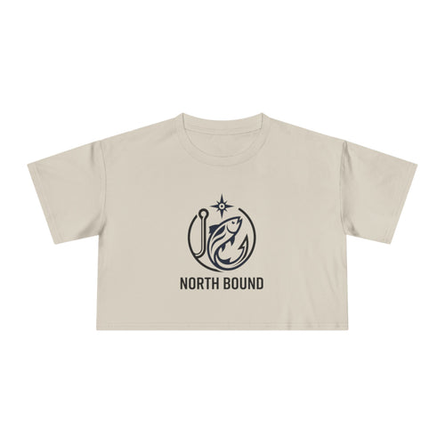 North Bound Fish Hook Logo Crop Tee
