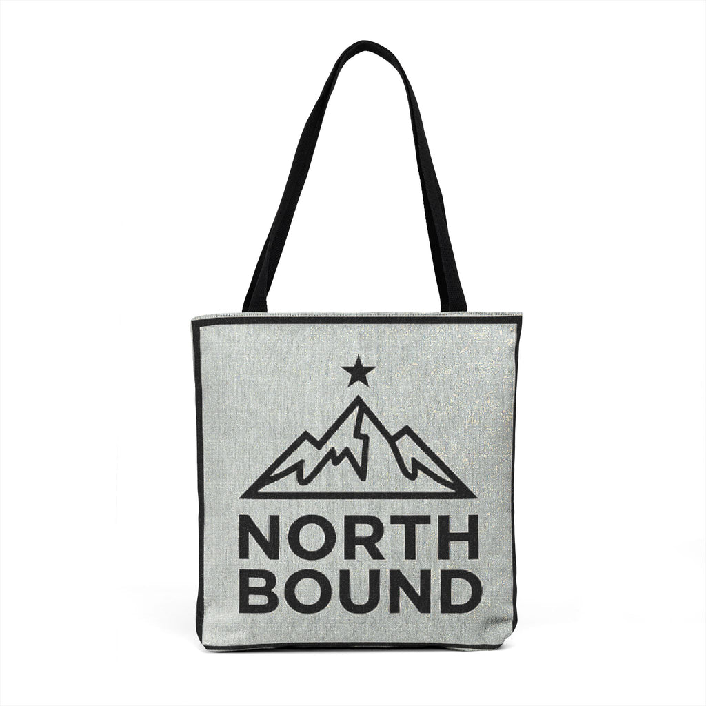 North Bound mountain graphic Woven Tote