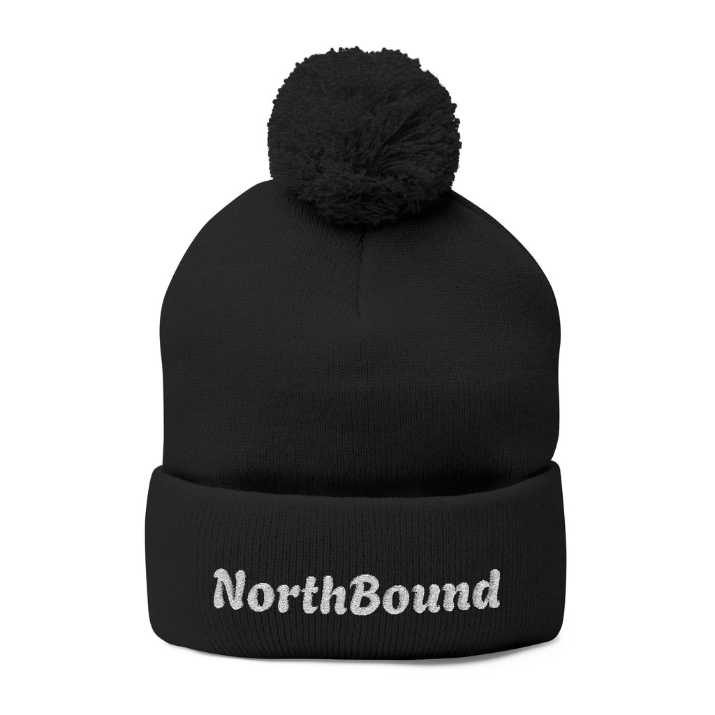 NorthBound Embroidered Pom Pom Beanie