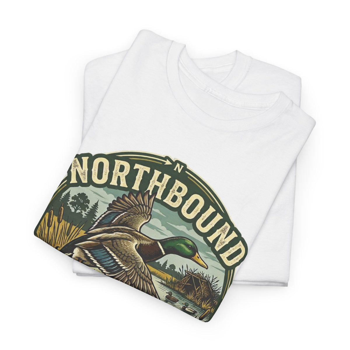 NorthBound waterfowl Heavy Cotton Tee