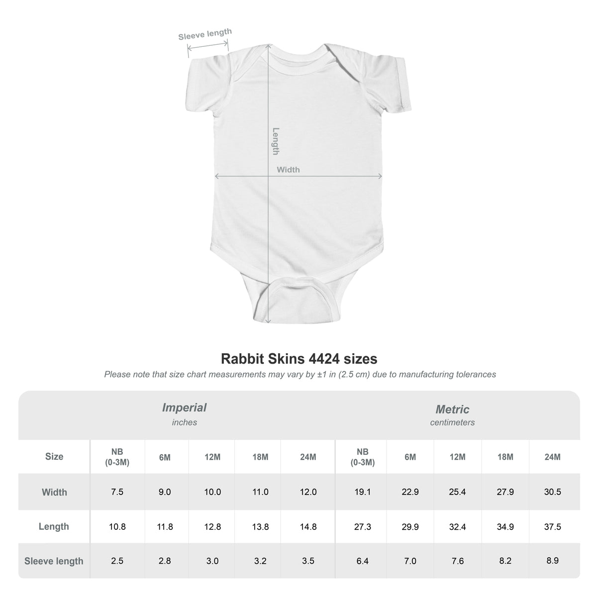 NorthBound Infant Fine Jersey Bodysuit